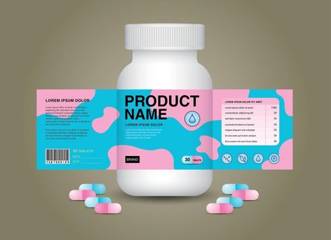 supplement bottle Packaging, Cosmetic package. product design. Beauty label, 3d supplement bottle vector, 3d white plastic Pills box, White medical container. healthcare bottle, realistic mock-up. Pill Bottle Design, Bottle Vector, Supplement Bottles, Brand Moodboard, Cosmetic Package, Pill Container, Pill Bottles, Bottle Packaging, Cosmetic Packaging