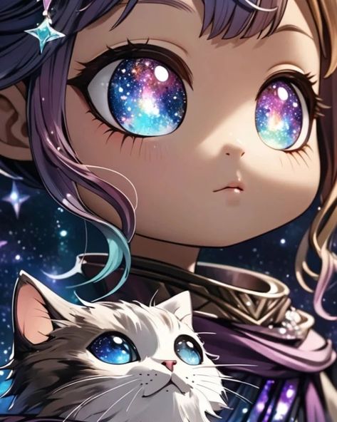 Galaxy Eyes Anime Galaxy Eyes, Eye Galaxy, Galaxy Eyes, Anime Galaxy, Anime Eye Drawing, Anime Eyes, Eye Art, Girls Eyes, Art References