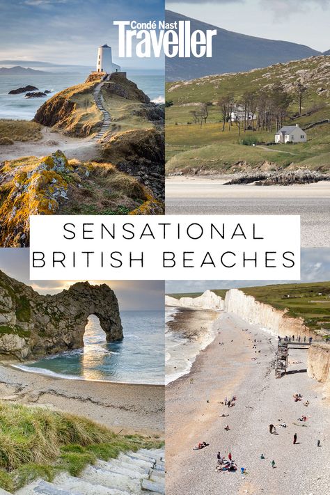 Beaches In Uk, Uk Beaches Aesthetic, Beach Scotland, Road Trip Uk, Cornish Beaches, British Beaches, Uk Beaches, England Beaches, Visit Uk