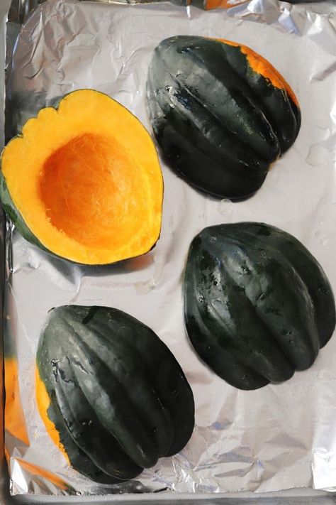 How To Roast Squash | The Carefree Kitchen How To Roast Squash, Acorn Squash In Oven, Roast Acorn Squash, Acorn Squash Baked, Squash In Oven, Roast Squash, Acorn Squash Recipe, Best Vegetable Recipes, Springtime Recipes