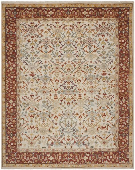 Rug SUL1067A - Sultanabad Area Rugs by Safavieh Safavieh Rugs, Safavieh Rug, Sultanabad Rug, American Home, Furnishings Design, Area Rug Runners, Runner Rugs, Wool Rugs, Earthy Colors