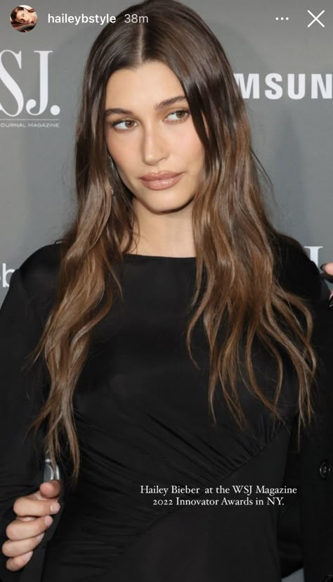 Kendall Jenner Hair Light Brown, Kendall Jenner Wavy Hair, Kendall Jenner Hair Color Brown, Kendall Jenner Brunette Hair, Kendall Jenner Balayage, Hailey Bieber Wavy Hair, Hailey Beiber Hair Colour Brown, Hailey Bieber Dark Hair, Hailey Bieber Long Hair