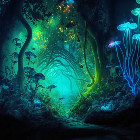 Misty mushroom forest Magical forest #zicxa-photos #zicxa #images #background #wallpaper #freepik #shutterstock #VN Underdark Mushroom Forest, Dnd Forest Aesthetic, Mystical Mushroom Forest, Fantasy Landscape Mushroom, Fantasy Bioluminescent Forest, Magical Mushroom Art, Fantasy Forest At Night, Forest Portal Fantasy Art, Mystical Places Enchanted Forest