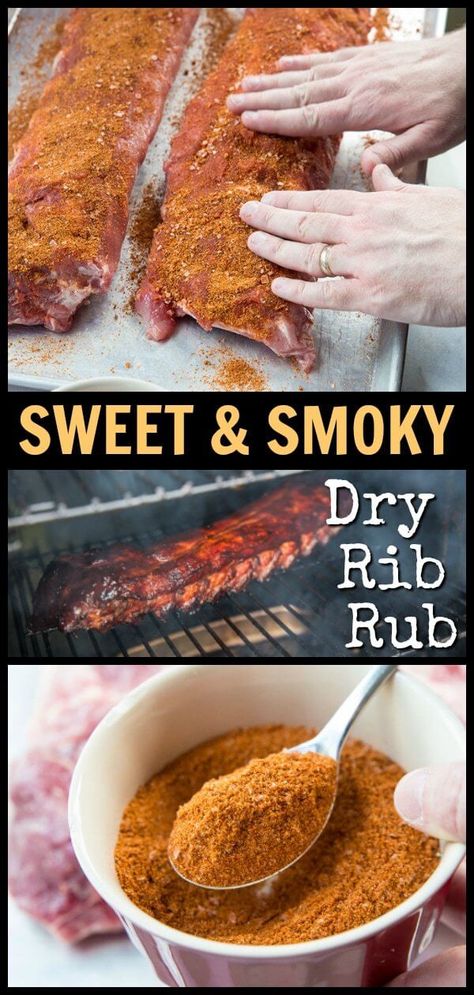 Barbeque Sauces, Chicken Rubs, Smoked Meals, Rub For Ribs, Meat For Dinner, Rib Rub Recipe, Bbq Rub Recipe, Dry Rub For Ribs, Grilling Chicken