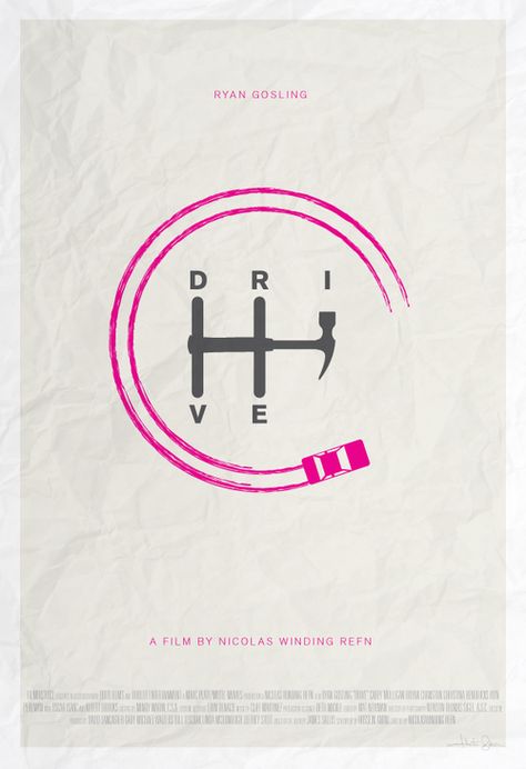 Drive minimalist film poster Drive Movie Poster, Drive Poster, Best Movie Posters, Cinema Art, Minimalist Movie Poster, Minimal Poster, Minimal Movie Posters, Movie Posters Design, Cinema Posters