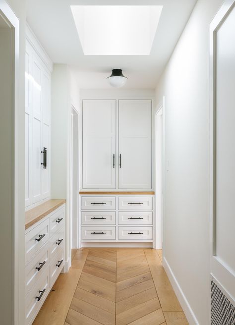 built ins End Of Hall Cabinet, Hall Cabinets Built In, End Of Hallway, Hallway Storage Cabinet, Tall Bathroom Storage Cabinet, Hall Cabinet, Hallway Closet, Closet Built Ins, Hallway Cabinet