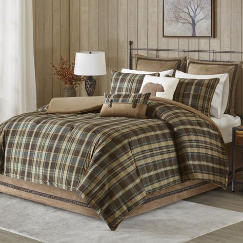 Plaid Comforter, Plaid Bedding, Twin Comforter Sets, Rustic Bedding, Twin Comforter, King Comforter Sets, Rustic Lodge, Queen Comforter Sets, Queen Comforter