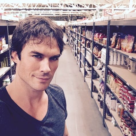 Vampire Diaries Season 7, Ian And Nikki, Ian And Nina, Ian Joseph Somerhalder, Celebrity Selfies, Male Celebrity, Vampire Diaries Seasons, Bonnie Bennett, Caroline Forbes