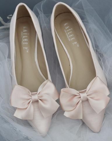 Women Flats for Wedding Shoes, Bridesmaids Shoes, Glitter Flats – Page 2 – Kailee P. Inc. Cowgirl Boots Wedding, Country Shoes, Designer Wedding Shoes, Wedding Shoes Comfortable, Wedding Boots, Manolo Blahnik Heels, Wedding Shoes Flats, Pointy Toe Flats, Studded Heels