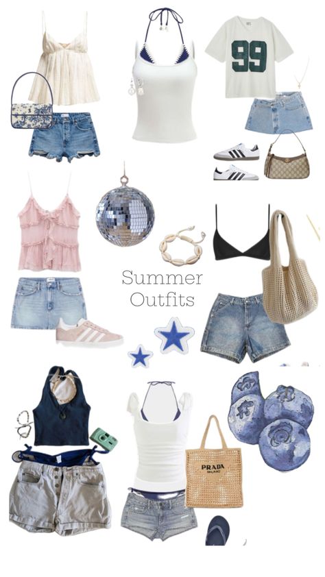 #summer #inspiration #clothes Summer Collage Outfit, Summer Outfits Collage, Collage Outfits, Clothes Board, Outfit Inspo Summer, Life Board, Summer Outfit Ideas, Outfit Collage, Summer Inspiration