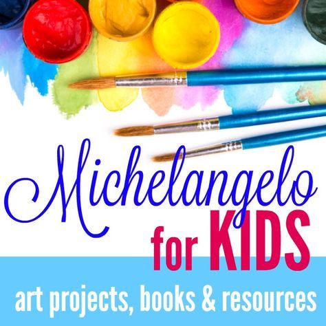 It's March and that means another birthday celebration. This month let's  learn about Michelangelo with these fun learning ideas for kids.  Michelangelo was a Renaissance sculptor, painter, architect, and poet. He  studied fresco painting before studying at the Medici School and becoming a  scu Mary Cassatt Art, Michelangelo Art, Fresco Painting, Art Unit, Art Docent, Italy For Kids, Michael Angelo, Artist Study, School Celebration