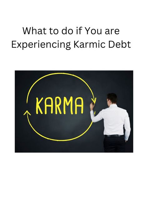 Karmic debt will have you paying for the sins of your past lives. Here's how to clear it. Karmic Debt, Past Lives, Spot It, Bad Luck, Past Life, How To Know, Psychic, Knowing You