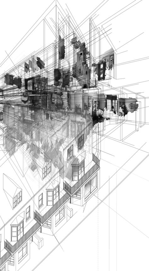 Architectural Abstraction, Architecture Diagrams, House Of Leaves, Architectural Presentation, Architecture Collage, Architecture Graphics, Presentation Layout, Architectural Drawing, Structure Architecture