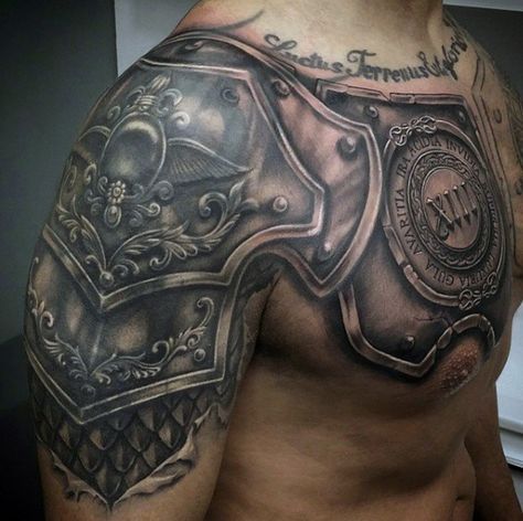 Chest Armor Tattoo For Men tatuajes | Spanish tatuajes |tatuajes para mujeres | tatuajes para hombres | diseños de tatuajes http://amzn.to/28PQlav Poked Tattoo, Armour Tattoo, Tattoo Dublin, Shoulder Armor Tattoo, Body Armor Tattoo, Gladiator Tattoo, Spartan Tattoo, Armor Tattoo, Best Armor