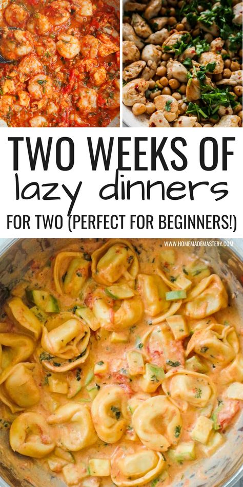 Dinners For Two, Fast Easy Dinner, Lazy Dinners, Fast Dinner Recipes, Cheap Dinner Recipes, Fast Dinners, Healthy Meals For Two, Family Dinner Recipes, Health Dinner Recipes