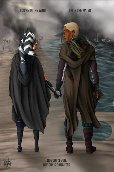 Star Wars Couples, Clone Wars Art, Ashoka Tano, Star Wars Accessories, Star Wars Background, Star Wars Ahsoka, Star Wars Love, Star Wars Drawings, Star Wars 2