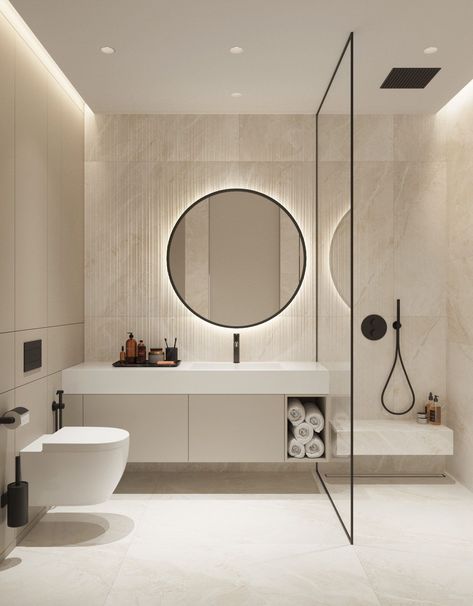 [Promotion] 54 Bathroom Decor Luxury Apartment Tips and Tricks To Save This Summer #bathroomdecorluxuryapartment Bathroom Ideas Minimal, Minimalism Bathroom Design, Modern Minimalist Small Bathroom, Minimal Toilet Design, Minimal Modern Bathroom, Minimalism Bathroom, Sleek Bathroom Design, Small Luxury Bathroom, تصميم دورة مياه