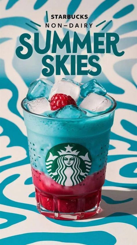 Craving that cool, tropical taste? Make your own Summer Skies Drink with a non-dairy milk alternative for a refreshing & guilt-free summer treat! Easy recipe included! #starbuckshacks #summervibes #nondairyrecipes Starbucks Hacks, Diy Starbucks, Frappuccino Inspired Recipes, Starbucks Summer, Summer Skies, Non Dairy Milk, Starbucks Diy, Coconut Milk Recipes, Unsweetened Coconut Milk