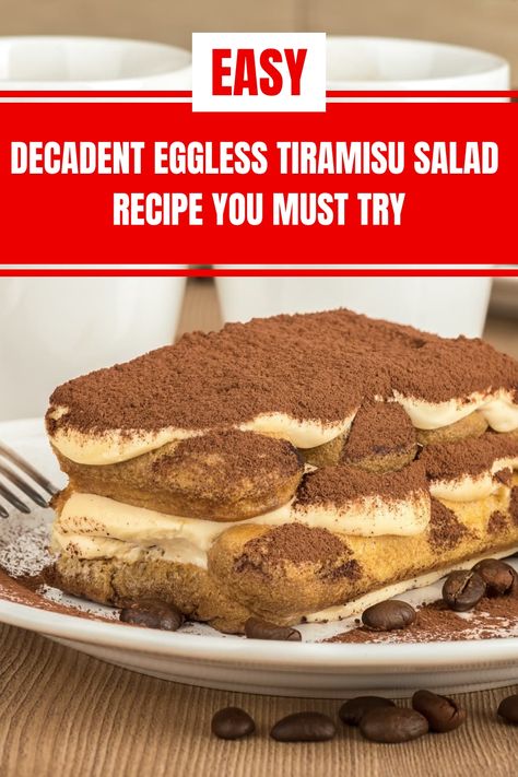 Eggless Tiramisu Tiramisu Recipe Eggless, No Egg Tiramisu, Martini Recipes Classic, Easy Tiramisu Recipe No Egg, Tiramisu Recipe Without Ladyfingers, Tiramisu Recipe Without Eggs, Eggless Tiramisu Recipe, Turkey Tacos Recipes, Easy Tiramisu Recipe