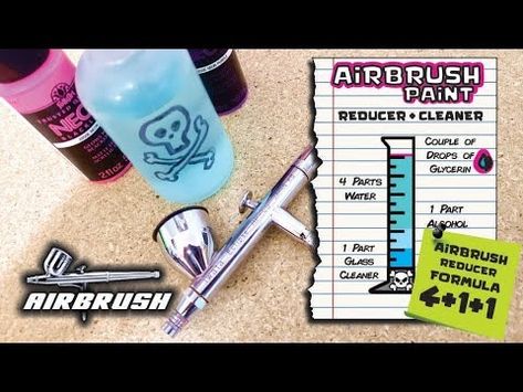 Airbrush Acrylic Paint, Formula 4, Skate Stickers, Paint Mixing, Brush Painting, Air Brush, Air Brush Painting, Airbrush Art, Using Acrylic Paint