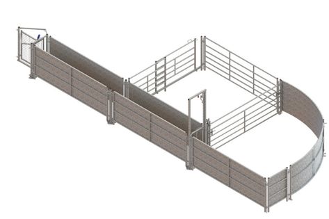 The Basic Sheep Handling Kit is a gradual introduction to sheep systems, it can be added to at a later date to eventually build the complete System ‘A’ Cattle Facility, Goat Fence, Steel Fencing, Cattle Corrals, Livestock Fence, Beef Farming, Livestock Barn, Goat Pen, Cattle Barn