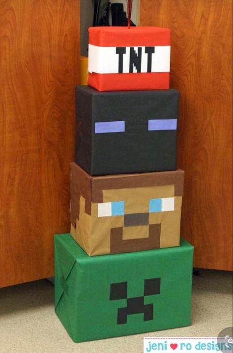 Minecraft Birthday Decorations, Minecraft Birthday Party Ideas, Diy Minecraft Birthday Party, Minecraft Bday, Minecraft Party Decorations, Minecraft Birthday Cake, Rumah Minecraft Sederhana, Minecraft Theme, Diy Minecraft