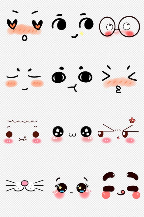 Easy Emoji Drawings, Dingbats Fonts, Different Emojis, Idea Cake, Face Doodles, Dingbat Fonts, Emoji Drawings, Cartoon Eyes Drawing, Diy Friendship Bracelets Tutorial