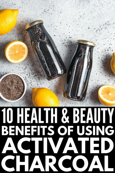 How to Use Activated Charcoal: 10 Uses and Benefits For Health and Beauty Skincare Home Remedies, Activated Charcoal Uses, Acne Remedy, Charcoal Benefits, Charcoal Uses, Ear Infections, Ginger Benefits, Whiten Teeth, Natural Acne Remedies