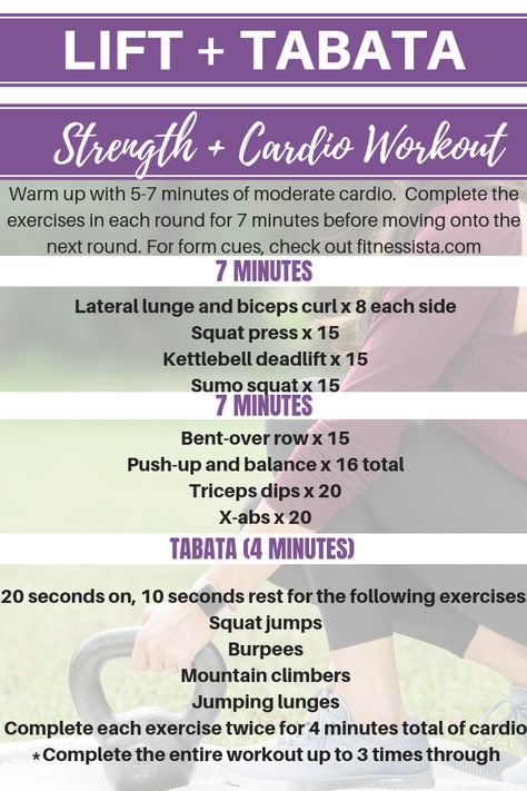 Cardio Circuit Workout, Kettlebell Deadlift, Cardio Circuit, Yoga Kurse, Tabata Workouts, Cardio Training, Circuit Workout, Workout Warm Up, Total Body Workout