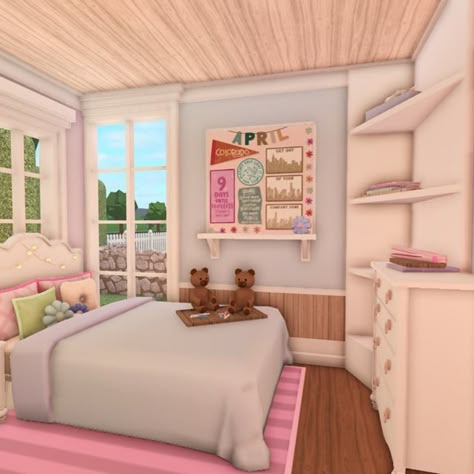 Roblox House Decoration Ideas, Danish House Bloxburg, Bloxburg Tiny Room Ideas, Preppy Bedroom In Bloxburg, Blocksburg House Interior, 1k Bloxburg House, Cute Bloxburg Layouts Two Story, Bloxburg Reading Area Ideas, Starter Home Renovation Bloxburg