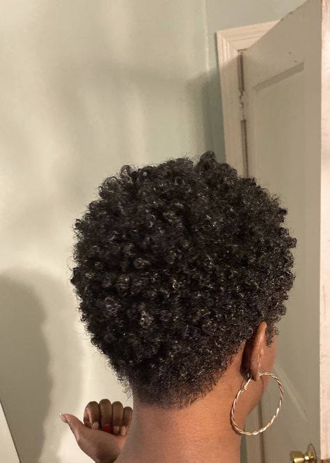 Short Hair With Dye For Black Women, Hair Color Ideas For Short Black Hair, Short Tapered Afro 4c Hair, Short Afro Haircuts For Women, Short Hair 4c Natural, Twa Haircuts Tapered, Tapered Hair Women, Short Coily Haircuts, Big Chop Natural Hair Tapered Twa