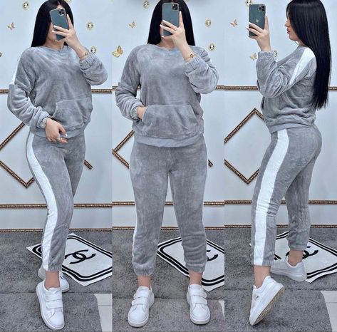 Jogger Pants Outfit Women, Stylish Jeans Outfit, Sweat Suits Outfits, Track Outfits, Jogger Pants Outfit, Cute Store, Classy Winter Outfits, Pajama Fashion, Christ Quotes