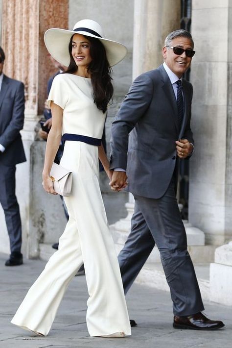 Amal Alamuddin Style, George Clooney Amal Alamuddin, Amal Alamuddin, Celebrity Wedding Dresses, Best Red Carpet Looks, Solange Knowles, Amal Clooney, Stylish Couple, George Clooney