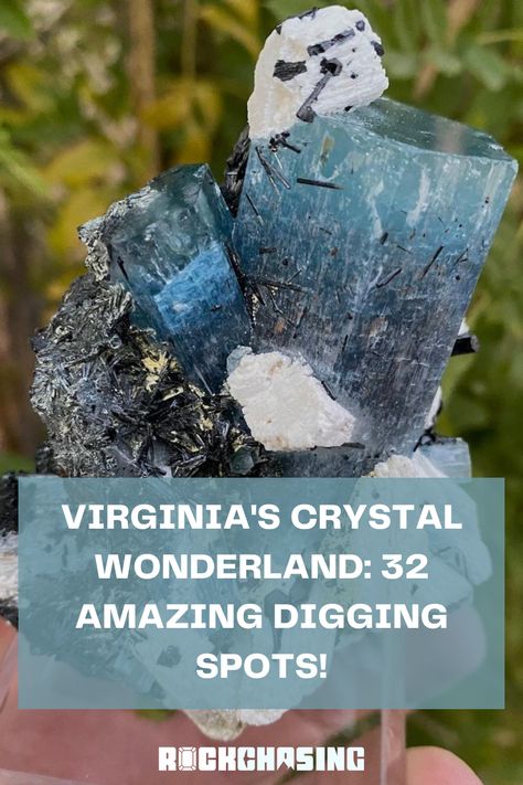 Virginia, the birthplace of America, is also home to sparkling crystal gems! 💎⛰️ Our guide reveals the top 32 crystal hunting spots in Virginia for 2023. Ready for an exciting gem adventure? Tap to learn more! 🗺️🔍 Gemstone Hunting, Dream Roadtrip, Finding Crystals, Crystal Hunting, Crystal Mining, Gem Hunting, Gem Hunt, Rock Tumbling, Geode Rocks