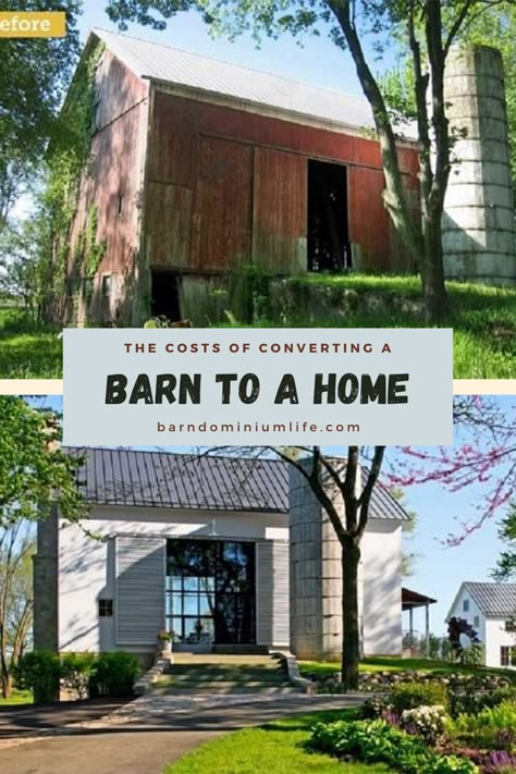 Building Converted To House, Shop To House Conversion, Shop Conversion To House, Converted Barn Interiors, Barn To Home Conversion, Shop Turned Into House, Barndominium Before And After, Barndominium Conversion, Barn Restoration Ideas