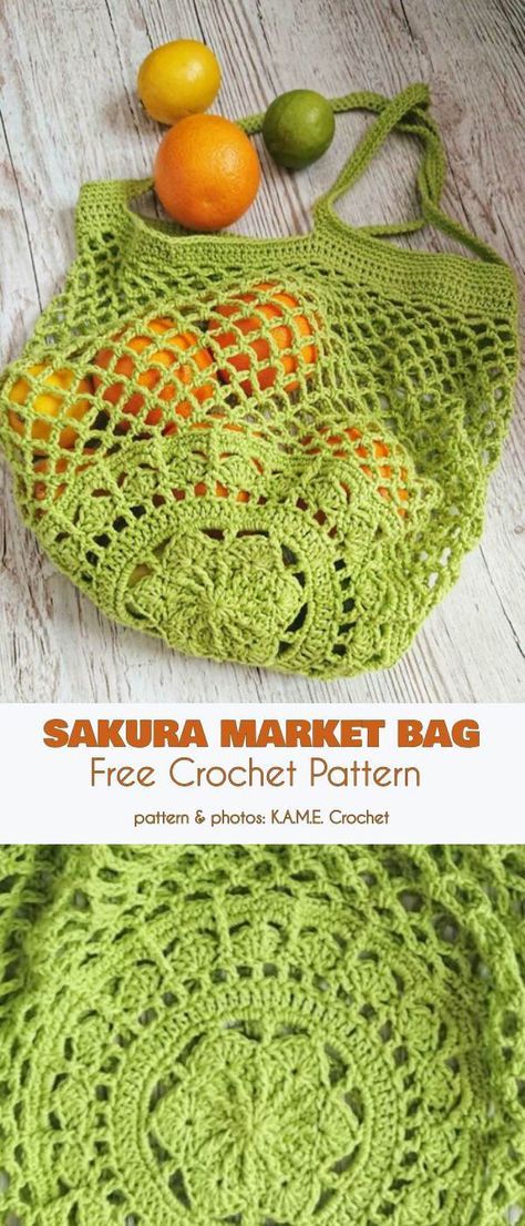 Bag Free Crochet Pattern, Crochet Market, Crochet Bag Pattern Free, Crocheted Bags, Crochet Market Bag, Bag Pattern Free, Market Bags, Crochet Tote, Diy Crochet Projects