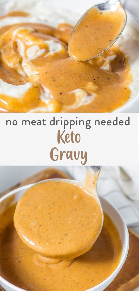 Keto Chicken And Gravy Recipes, Almond Flour Gravy Recipe, Almond Flour Gravy, Gravy With Almond Flour, Keto Chicken Gravy, Flour Gravy, Keto Gravy, Best Gravy Recipe, Healthy Pork Chop Recipes