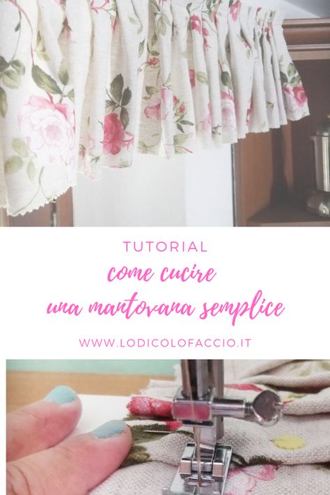 Tenda Tutorial, Valance Curtains, Curtains, Couture, Home Decor, Home Décor