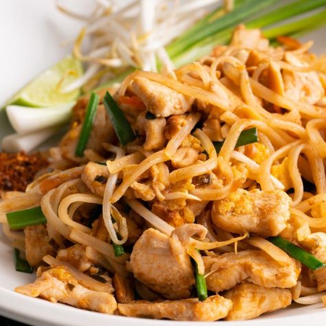 Marion's Traditional Pad Thai | recipe, pad thai | Total crowd-pleaser, true icon. . Get the recipe: https://www.marionskitchen.com/marions-traditional-pad-thai/ | By Marion Cooks Asian Food Classics Pad Thai Ingredients, Chinese Garlic, Marion Grasby, Spicy Prawns, Marion's Kitchen, Pad Thai Sauce, Thai Sauce, Pad Thai Recipe, Thai Dishes