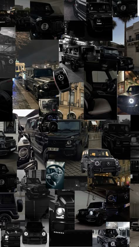 G Wagon Aesthetic, Wagon Aesthetic, Black G Wagon, Classy Wallpaper, Life Goals Future, Anime Picture Hd, Black G, Dream Cars Mercedes, Mercedes G Wagon