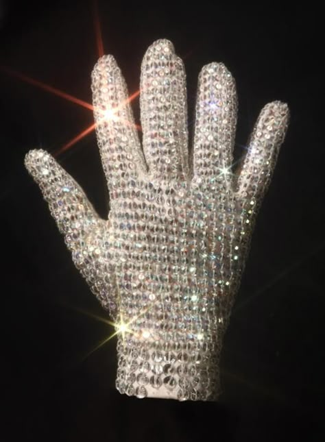 MICHAEL JACKSON BAD TOUR GLOVE Hee Man, The Bling Ring, Michael Jackson Bad, The Jacksons, Shaquille O'neal, Sparkly Things, King Of Pop, King Of Pops, Look Vintage