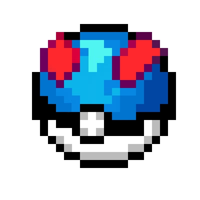 Pixel Pokeball, Pokeball Sprite, Pokemon App, Perler Bead Pokemon Patterns, Pokemon Blue, Pokemon Sprites, Game Google, Pixel Art Pokemon, Pokemon Red