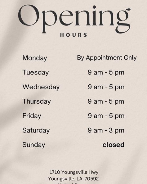 ‼️NEW BUSINESS HOURS‼️ We will be by appointment only on Mondays! •Making sure our shop is organized and restocked for your convenience is our priority😁 •Feel free to reach out to schedule an appointment or visit any other day of the week! ☀️ •We are always available 💪 ✨Can’t wait to see y’all soon✨ ☀️HAVE A GREAT WEEKEND🙌 • #magnoliaantiquedoorco • #antique #doors #antiquedoors #antiquedoorsforsale #antiquedoorstop #antiquedoorsarecool #woodwork #woodworkshop #homedesign #homedesignidea... Salon Hours Sign, Antique Doors For Sale, Antique Doors, Antique Door, Make Sure, Feel Free, Woodworking Shop, Career, Feelings