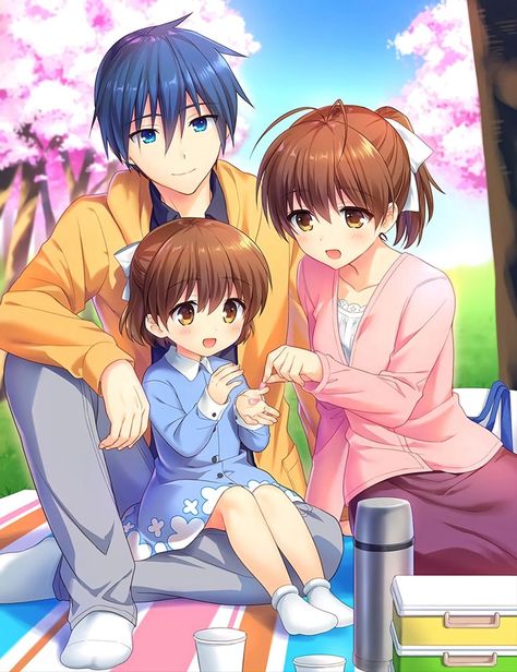 Tomoya X Nagisa, Manhwa Pregnant, Cute Anime Family, Tomoya And Nagisa, Nagisa And Tomoya, Clannad Nagisa, Tomoya Okazaki, Best Anime To Watch, Nagisa Furukawa