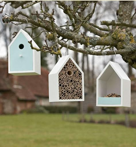 5 Favorites: Bird Houses - Gardenista Bird Nesting Box, Bee Houses, Beautiful Birdhouses, Bird House Feeder, Rustic Birdhouse, Bug Hotel, Sophie Conran, Insect Hotel, Bird House Plans