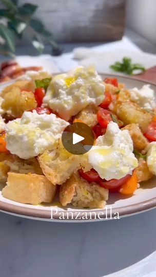 Panzanella is by FAR my favorite salad, I mean, a bread based salad what's not t #mtb ​​​#fyp #foryou #viral #foryoupage #reels #fbreels #adsonreels | Foodmymuse | Foodmymuse · Original audio Favorite Salad, Salad Dressings, My Favorite, Salad, Audio, Bread, The Originals, Salad Dressing