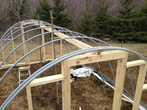 Pvc Greenhouse Plans Frames, Greenhouse Beds, Pvc Greenhouse, Greenhouse Construction, Hoop House, Diy Greenhouse Plans, Large Greenhouse, Greenhouse Shed, Build A Greenhouse