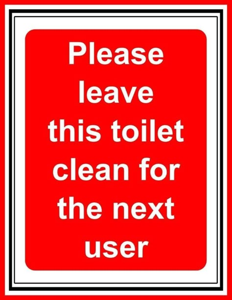 Washroom Etiquette Poster, Please Flush The Toilet Sign Printable, Toilet Rules Printable Free, Toilet Etiquette Posters, Clean As You Go Signage, Flush The Toilet Sign Printable, Toilet Signs Printable, Comfort Room Signage, Toilet Rules Printable