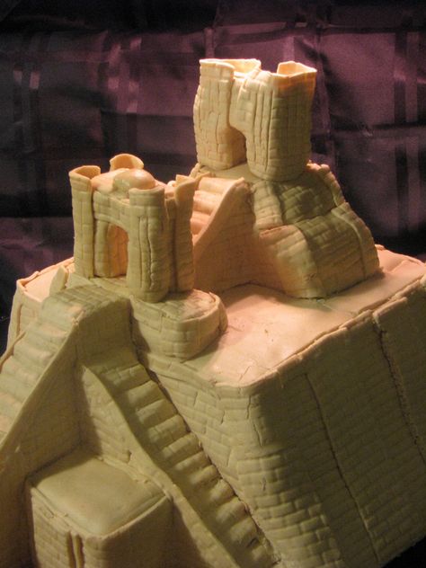 Cake of the Ziggurat of Ur in Iraq Ziggurat Of Ur, Art Cake, Food Artists, Edible Art, Cute Friends, Cupcake Cookies, Art Lovers, Cake Art, Iraq