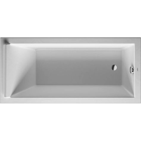 Decorative Plumbing Distributors - Duravit - 700336000000090 - Duravit Starck 66 7/8'' x 31 1/2'' Bathtub White Undermount Bathtub, Bathtub Surround, Drop In Tub, Luxury Bathtub, Ceiling Fan Bathroom, Drop In Bathtub, Large Tub, Bathroom Necessities, Bathtub Design